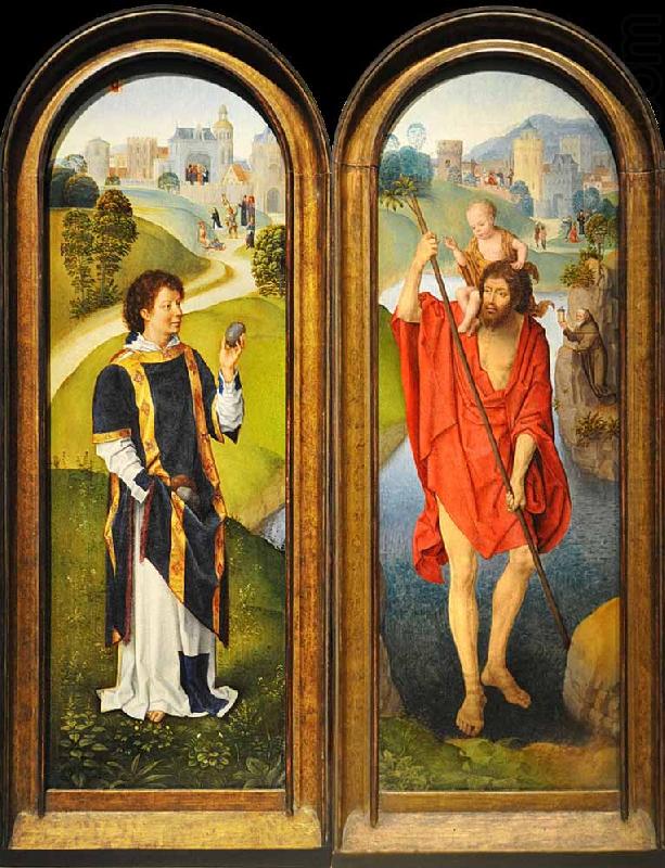 Hans Memling Sant Esteve i Sant Cristofor china oil painting image